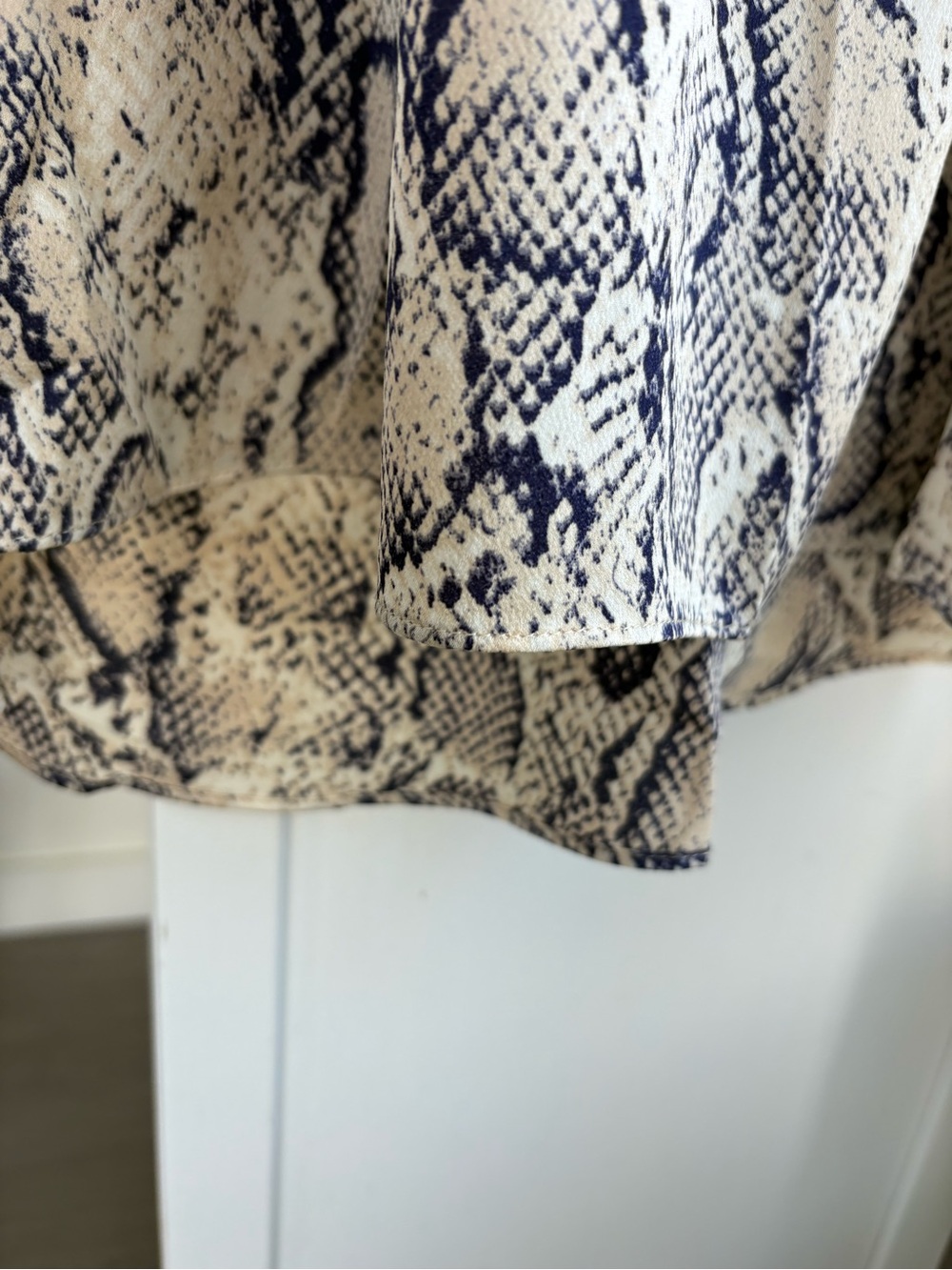 Aqua Snake Print Sleeveless Midi Dress Size XS Mob Wife, Timeless - Picture 7 of 12
